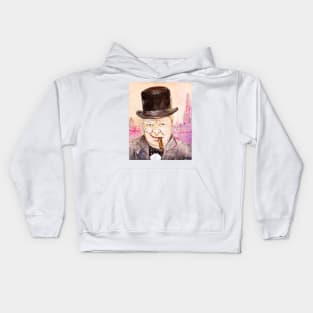 Sir Winston Churchill Kids Hoodie